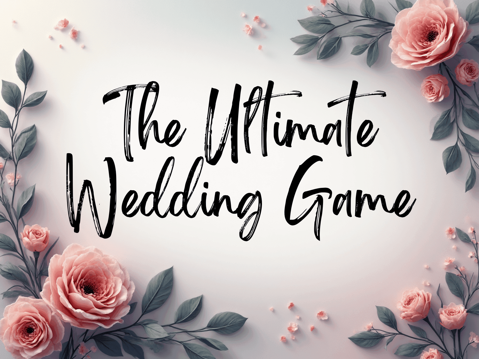 The Ultimate Wedding Game